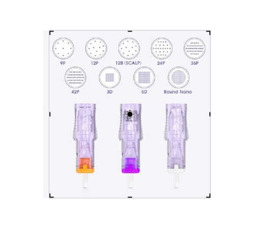 Картриджі для мікронідлінгу Venus POPU microneedle 5D Nano by EZ
